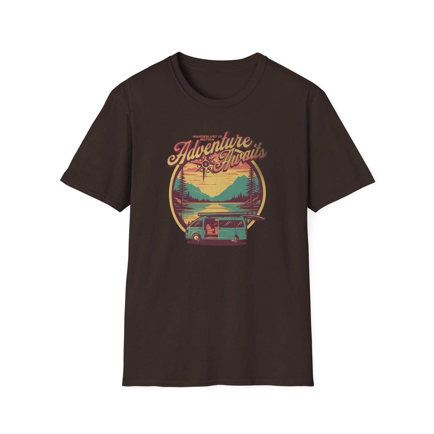 Adventure Awaits Gildan 64000 Unisex Shirt