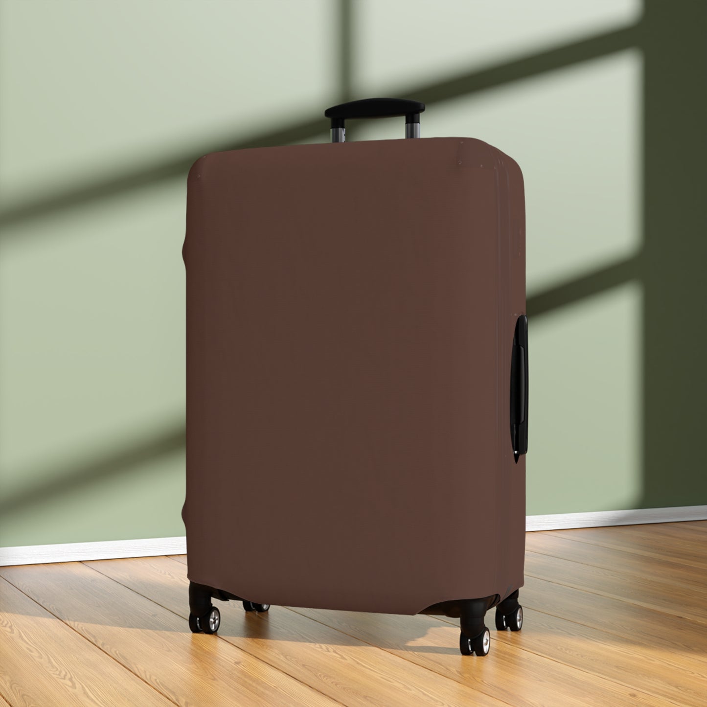 Chocolate Brown Luggage Cover Travel Suitcase Cover Protective Stretch Cover
