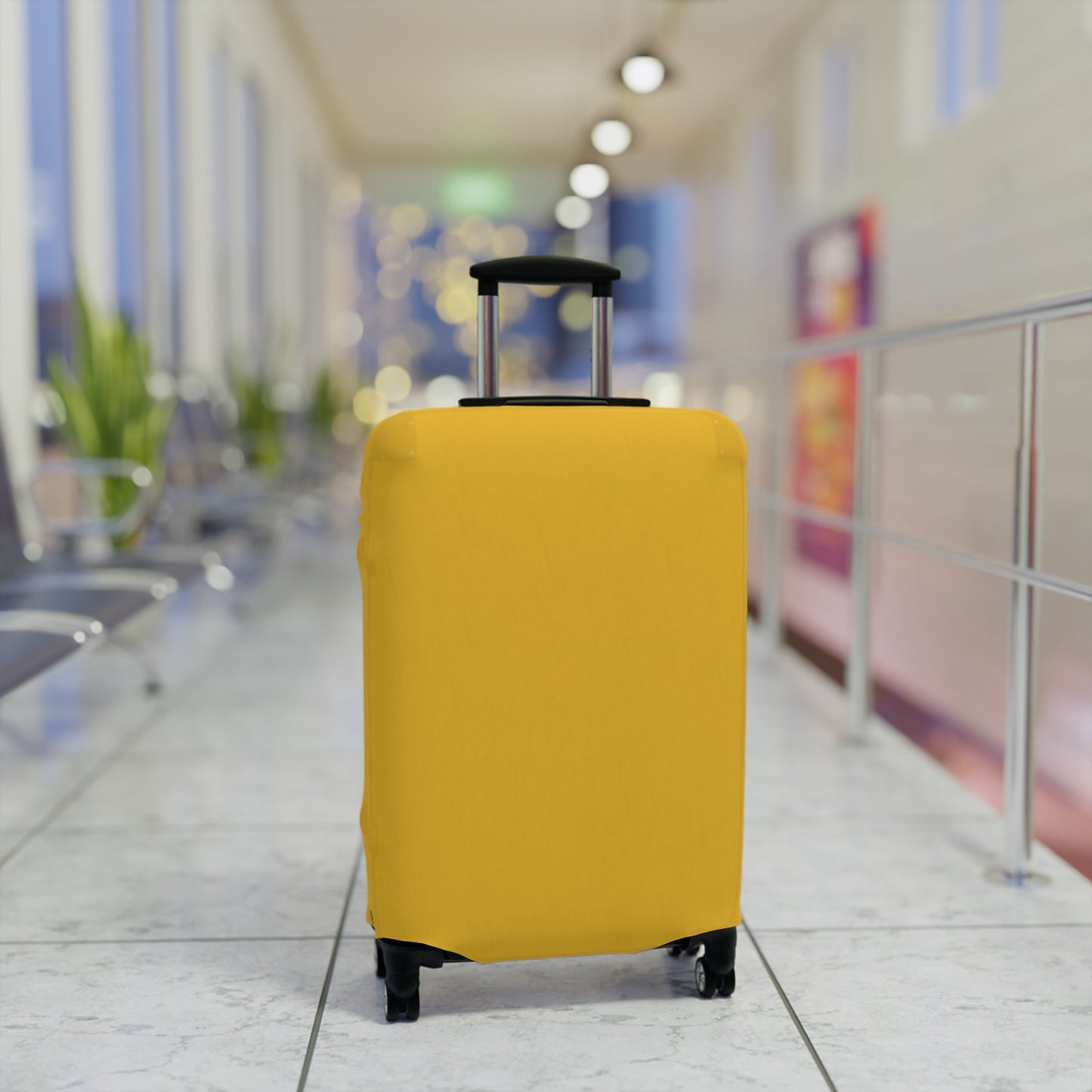 Honey Yellow Luggage Cover Travel Suitcase Cover Protective Stretch Cover