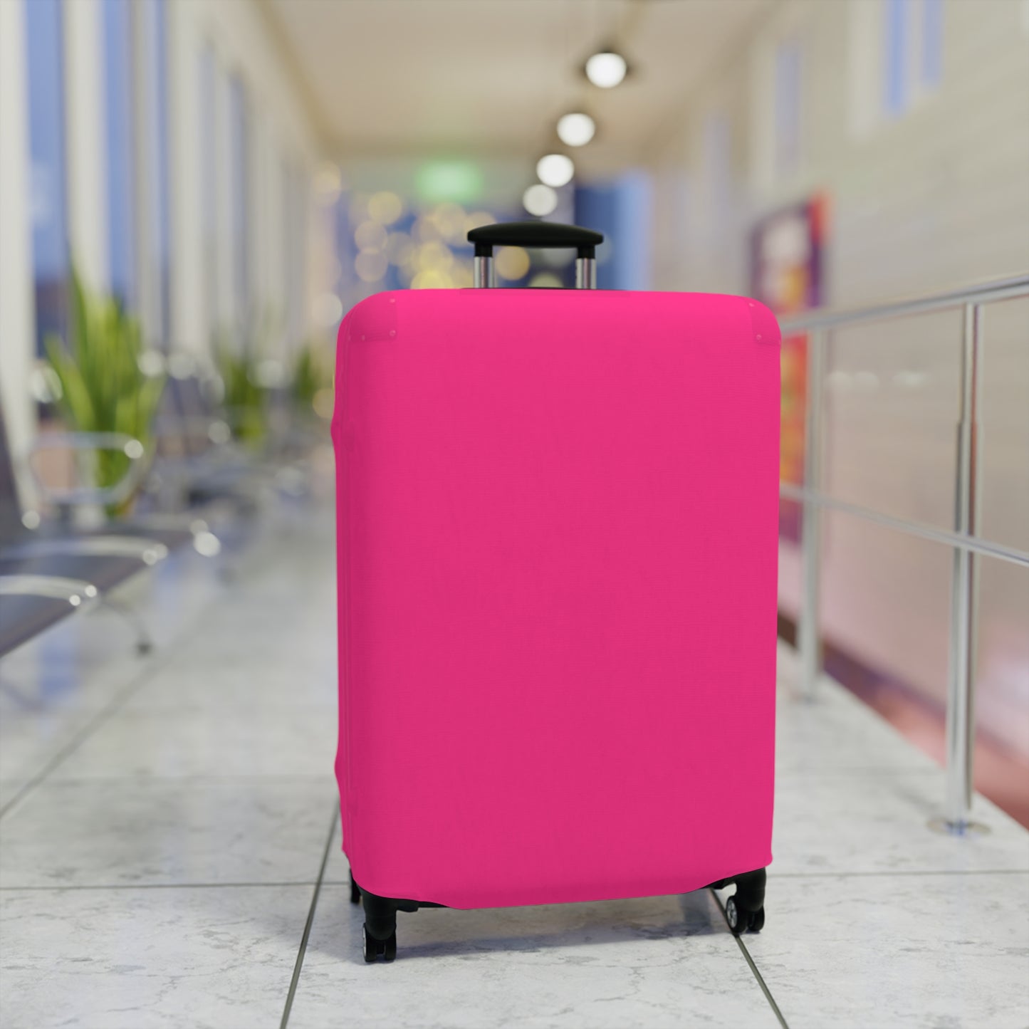 Pink Luggage Cover Travel Suitcase Cover Protective Stretch Cover