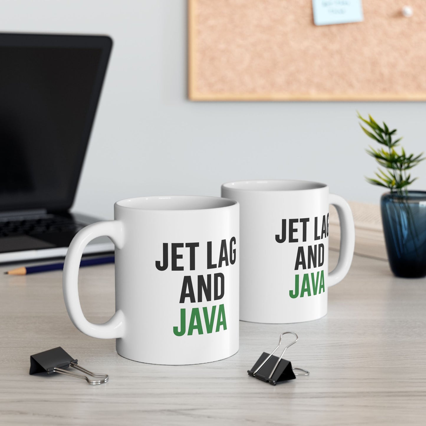 Jet Lag & Java 11oz Coffee Mug