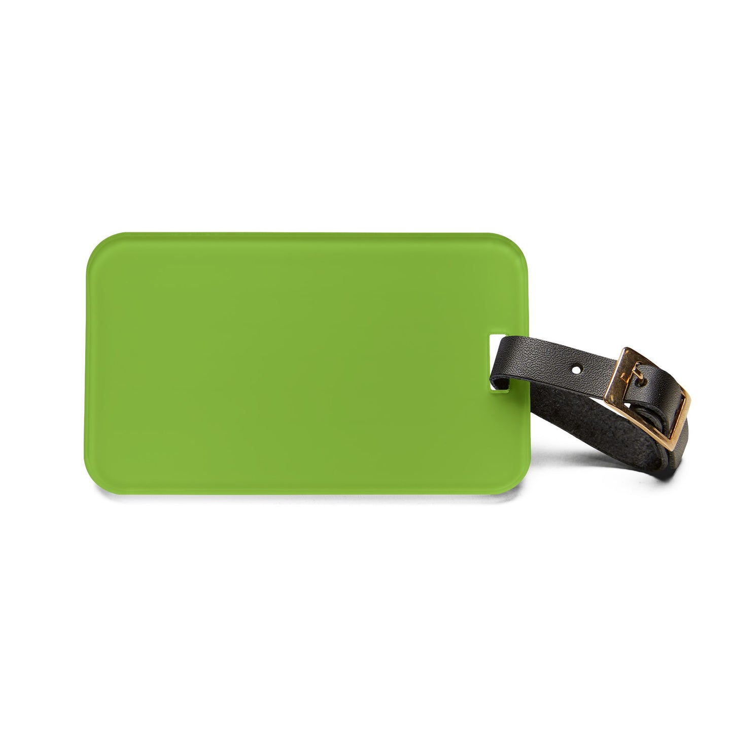 Muted Lime Luggage Tag Acrylic Travel Tag