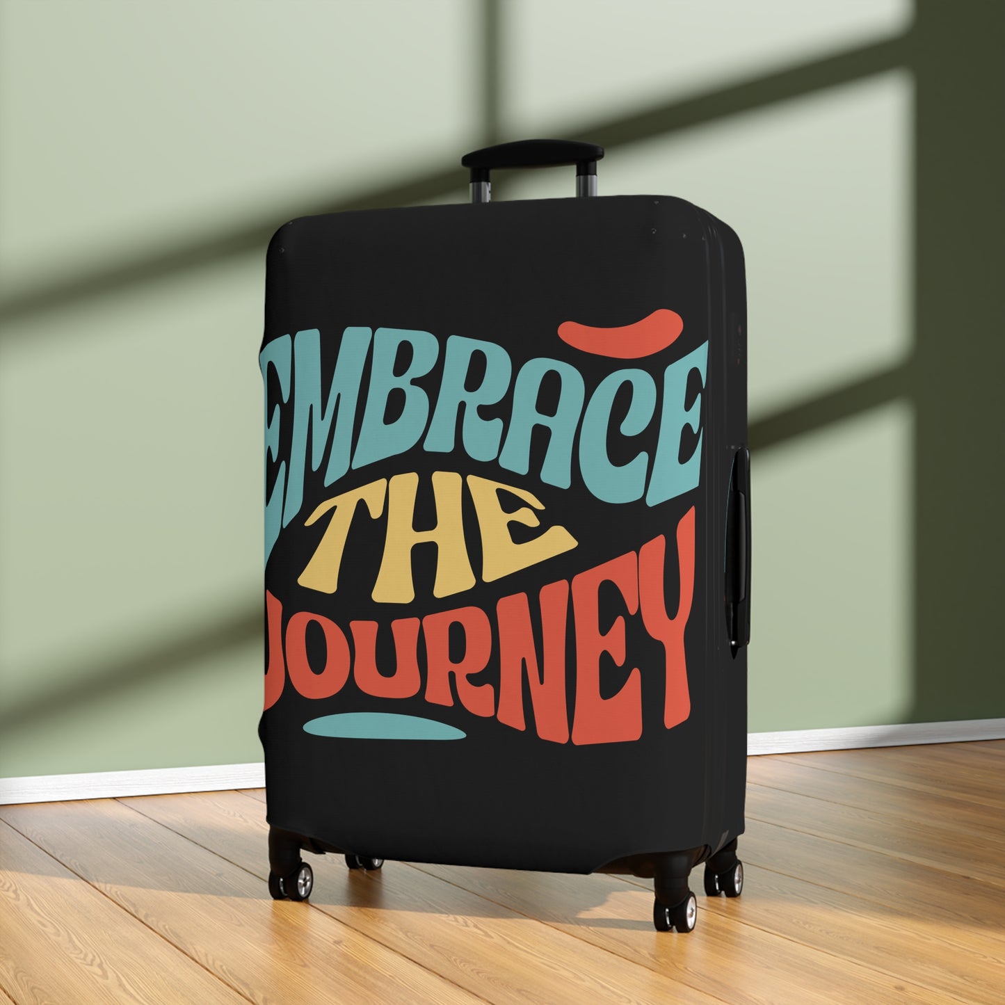 Embrace The Journey Luggage Cover Travel Suitcase Cover