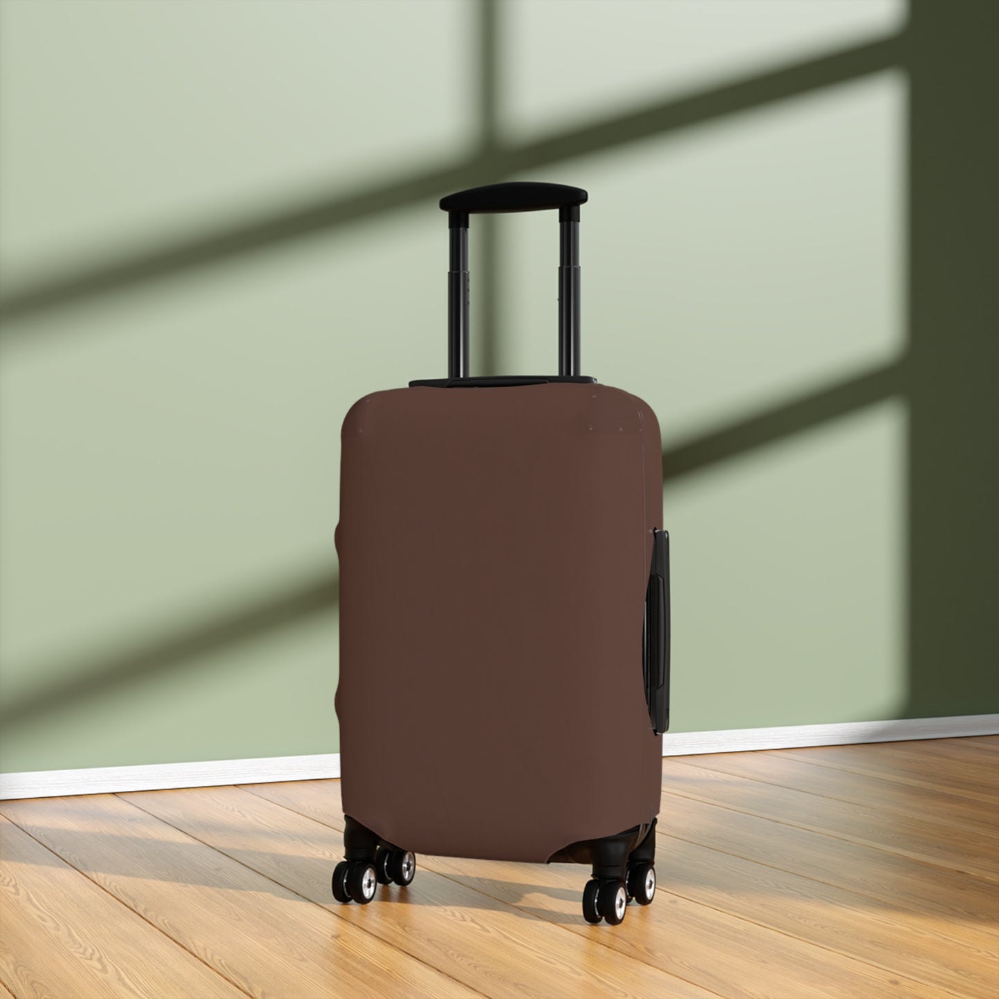 Chocolate Brown Luggage Cover Travel Suitcase Cover Protective Stretch Cover