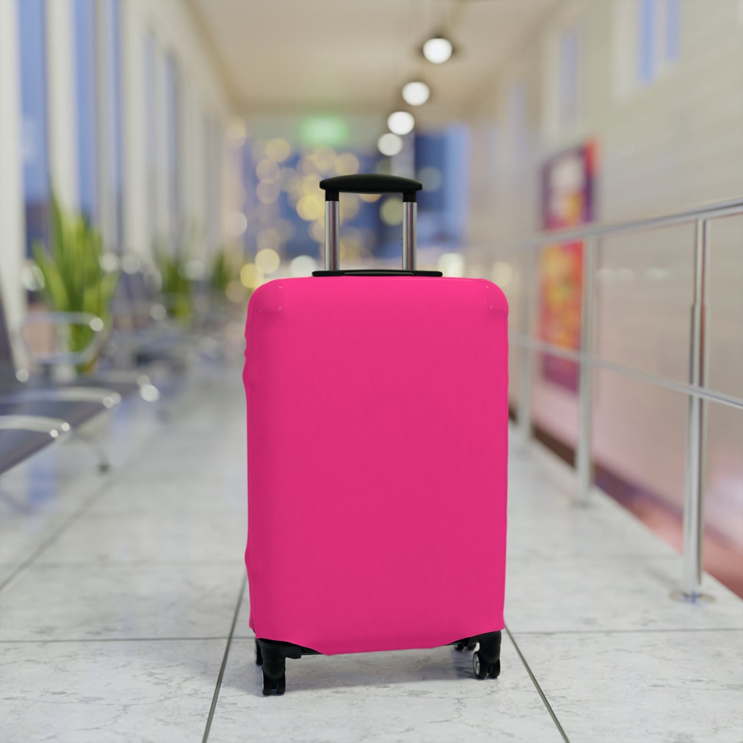 Pink Luggage Cover Travel Suitcase Cover Protective Stretch Cover