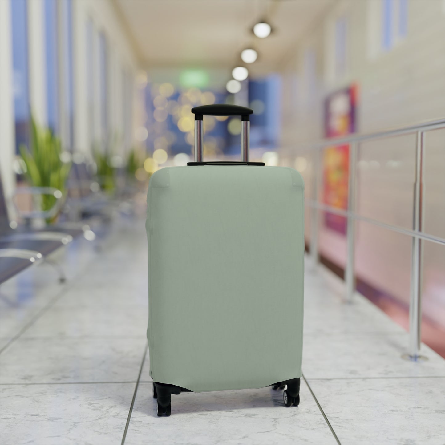 Sage Luggage Cover Travel Suitcase Cover Protective Stretch Cover
