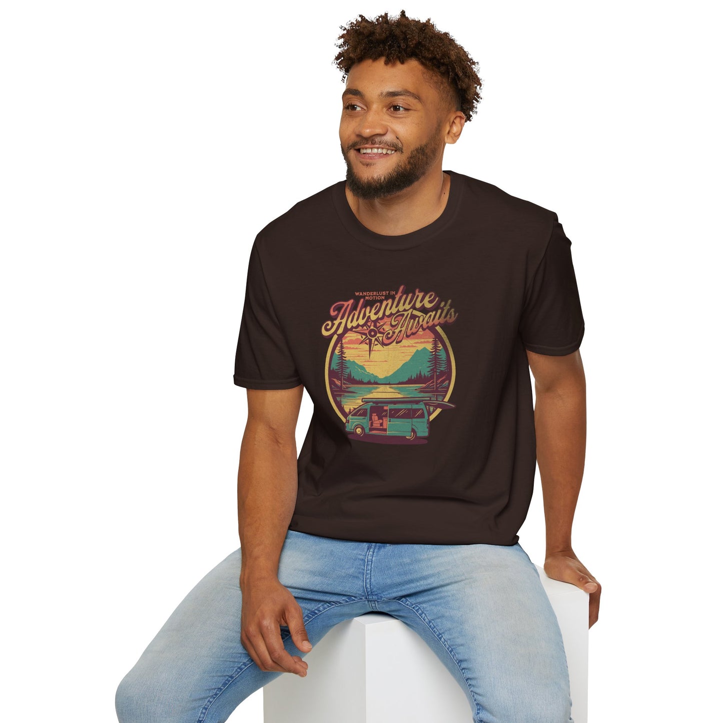 Adventure Awaits Gildan 64000 Unisex Shirt