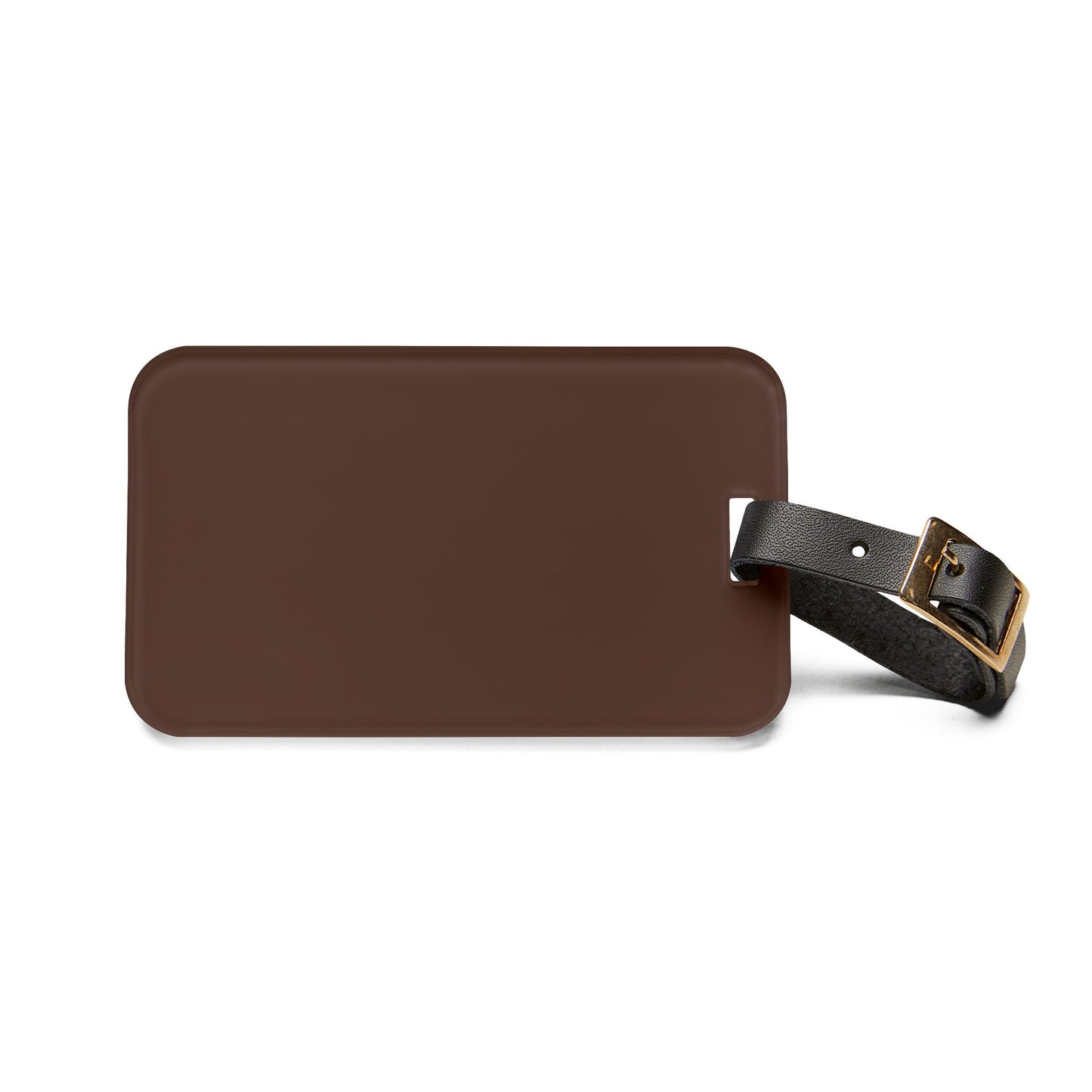 Chocolate Brown Luggage Tag Acrylic Travel Tag