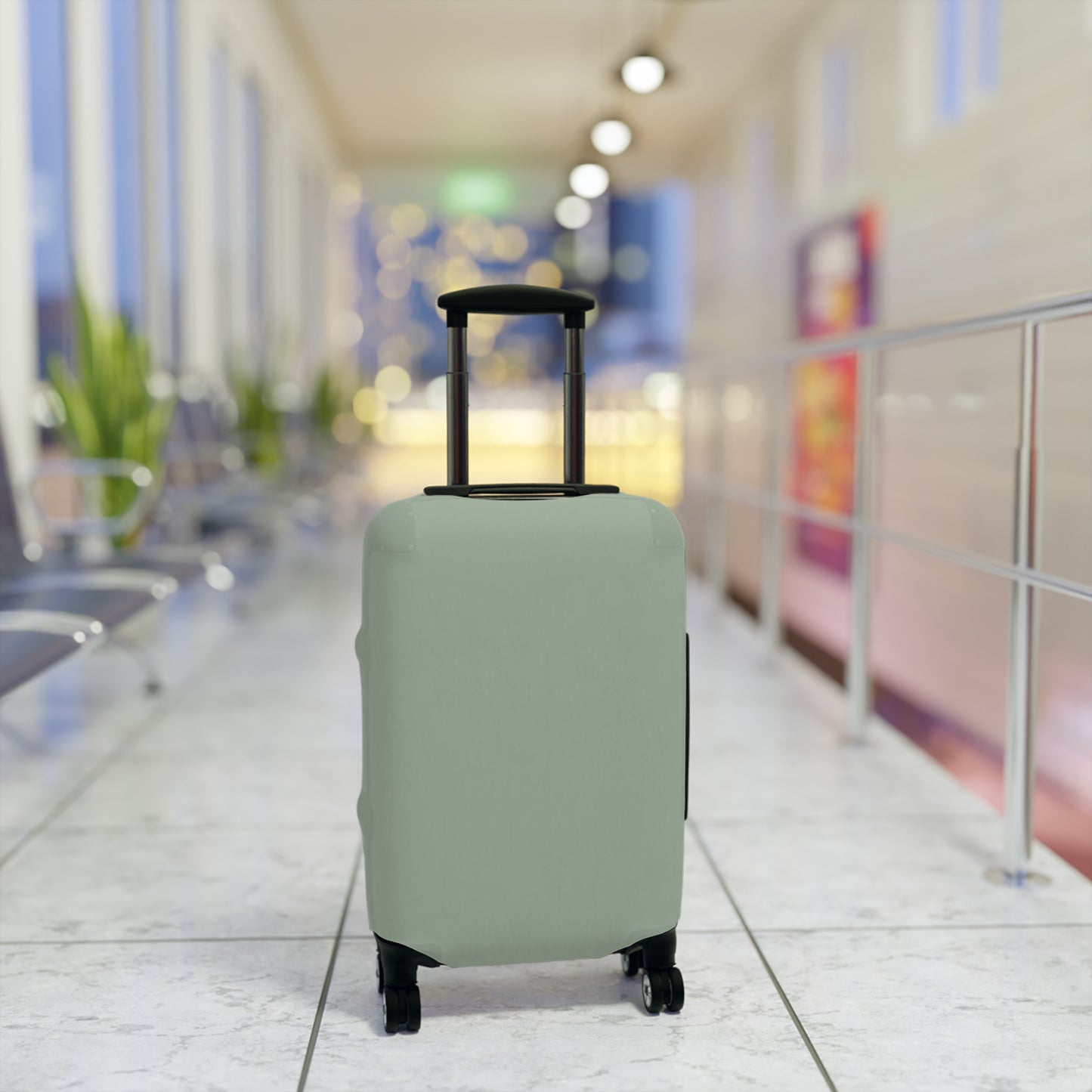 Sage Luggage Cover Travel Suitcase Cover Protective Stretch Cover