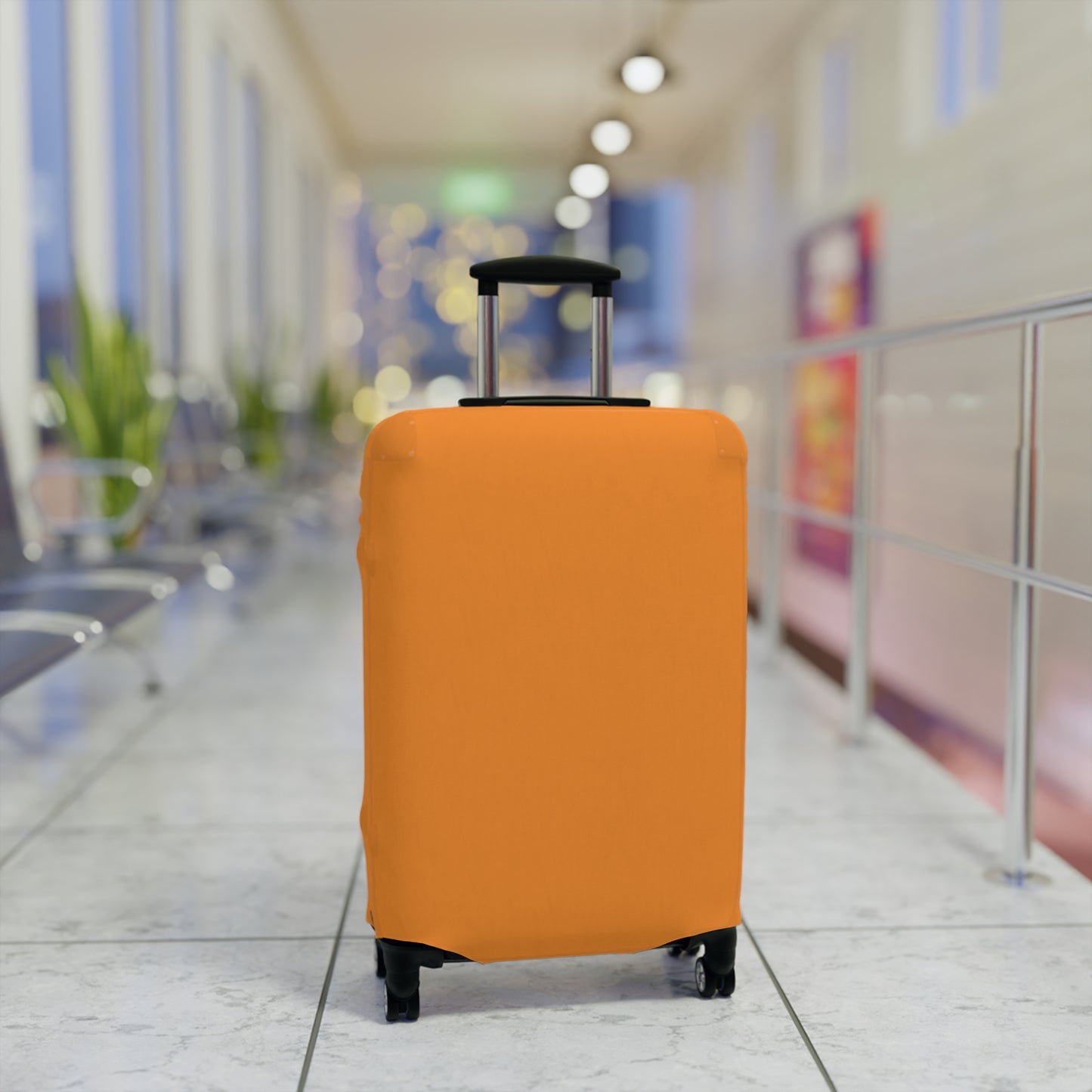 Tangerine Luggage Cover Travel Suitcase Cover Protective Stretch Cover