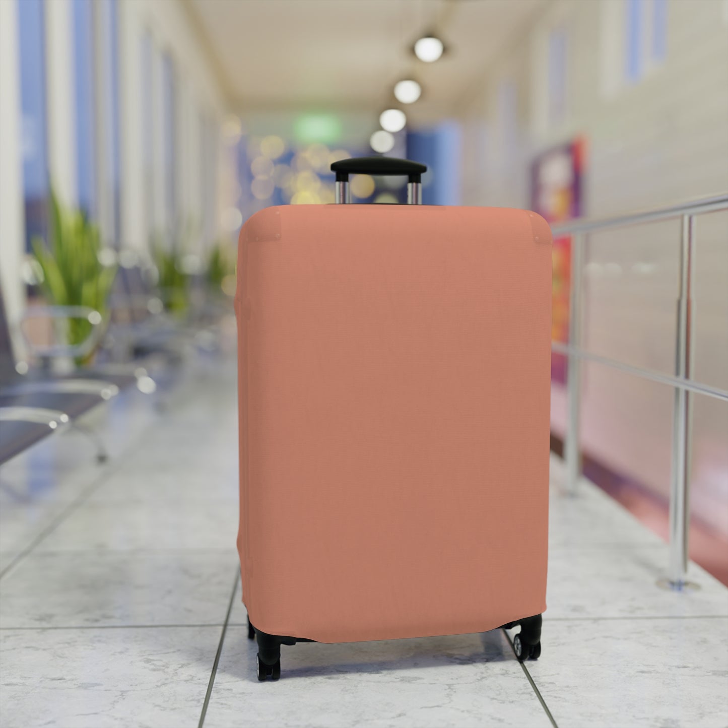 Terracotta Luggage Cover Travel Suitcase Cover Protective Stretch Cover